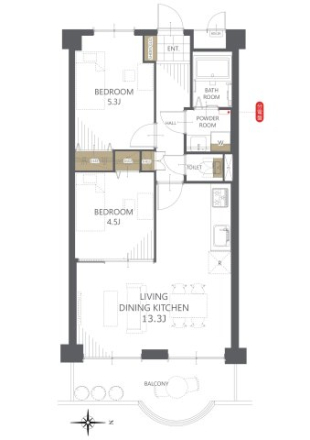 中古マンション 大阪市淀川区西三国１丁目 大阪メトロ御堂筋線東三国駅 2,090万円