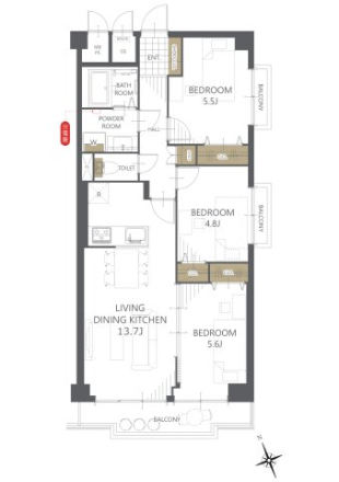 中古マンション 大阪市大正区南恩加島５丁目 南海汐見橋線津守駅 1,790万円