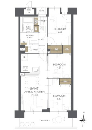 中古マンション 大阪市住之江区北加賀屋5丁目 大阪メトロ四つ橋線北加賀屋駅 2,890万円