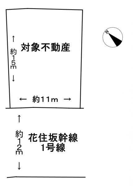 土地 京田辺市花住坂３丁目 JR学研都市線松井山手駅 3,580万円