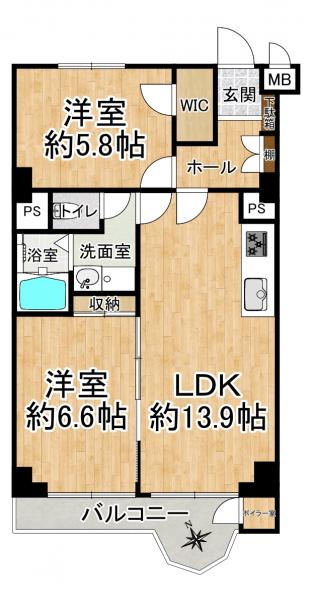 中古マンション 京都市山科区音羽野田町 京都市営地下鉄東西線東野駅 2,190万円