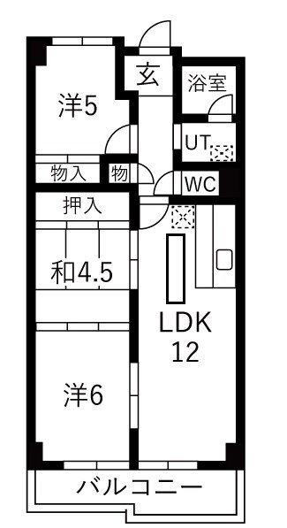 マンション 枚方市釈尊寺町 京阪交野線村野駅 8.5万円