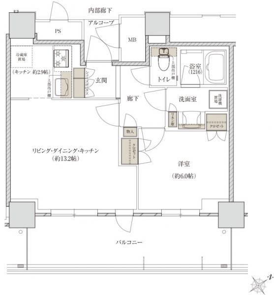 マンション 枚方市岡東町 京阪本線枚方市駅 15.1万円