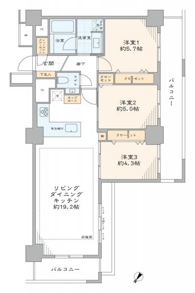 中古マンション 中央区佃２丁目 有楽町線月島駅 1億6,980万円