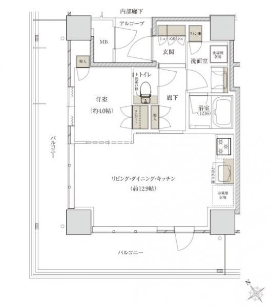 マンション 枚方市岡東町 京阪本線枚方市駅 13万円
