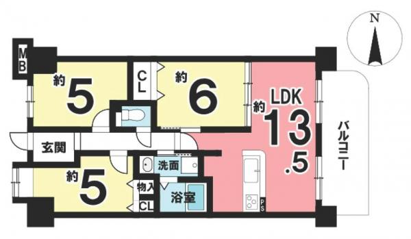 中古マンション 枚方市長尾谷町２丁目 JR学研都市線長尾駅 2,298万円
