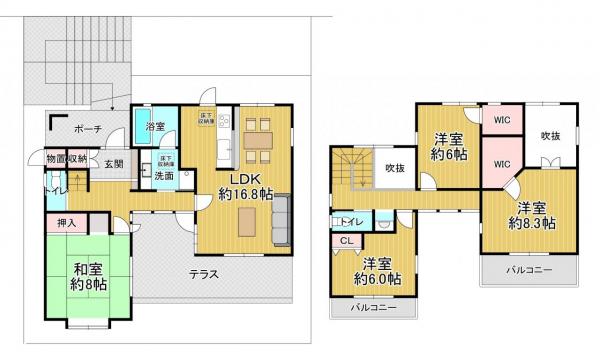 中古戸建 宇治市木幡平尾 JR奈良線木幡駅 3,780万円