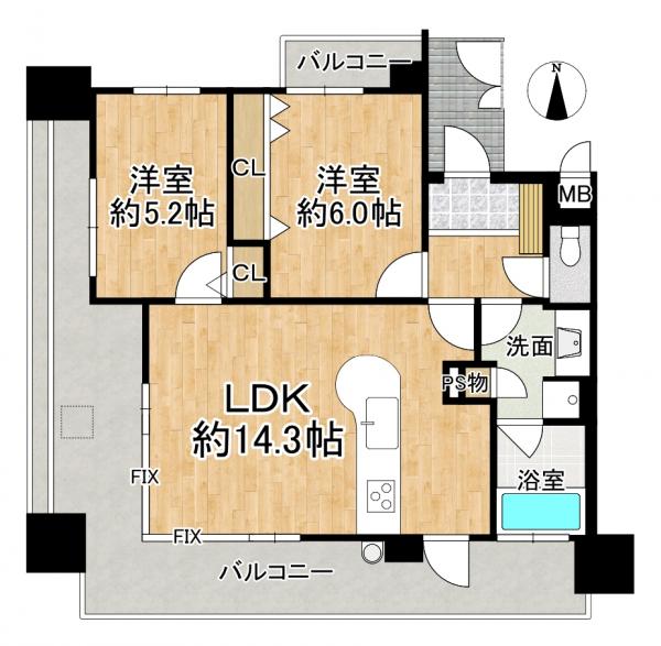 中古マンション 大阪市城東区放出西２丁目 JR学研都市線放出駅 2,980万円