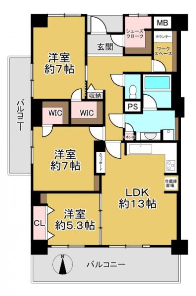 中古マンション 門真市末広町 京阪本線古川橋駅 4,280万円