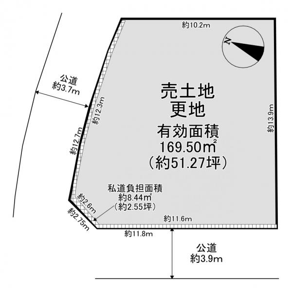 土地 交野市郡津５丁目21番9（住居表示未確定） 京阪交野線郡津駅 3,280万円