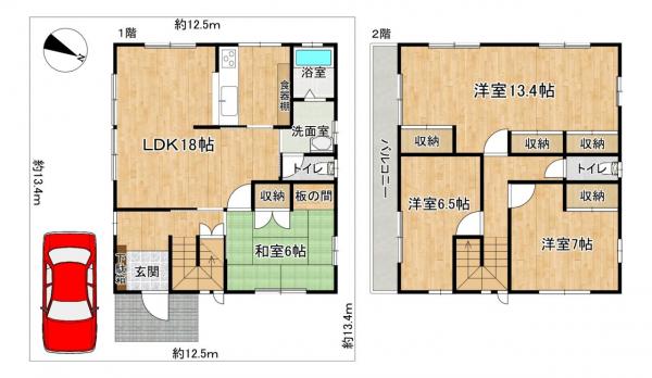 中古戸建 交野市天野が原町２丁目 京阪交野線交野市駅 3,680万円