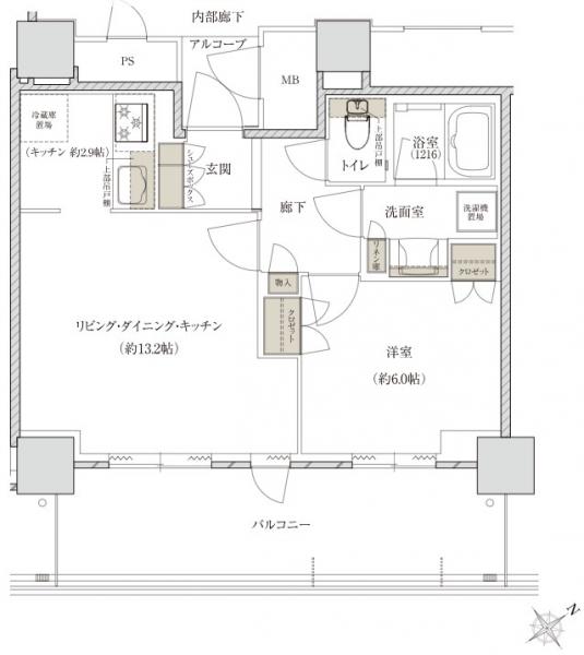 マンション 枚方市岡東町 京阪本線枚方市駅 14.9万円
