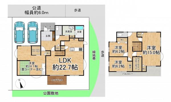 中古戸建 京田辺市山手南2丁目 JR学研都市線松井山手駅 5,555万円