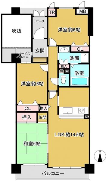 中古マンション 枚方市町楠葉１丁目 京阪本線樟葉駅 3,980万円
