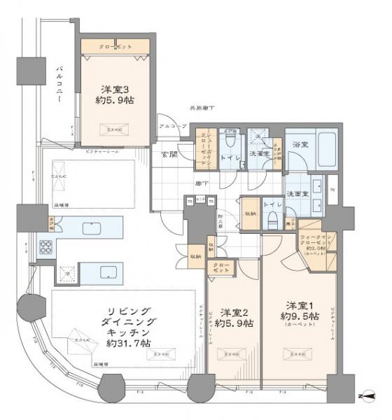 中古マンション 中央区佃２丁目 有楽町線月島駅 3億9,990万円