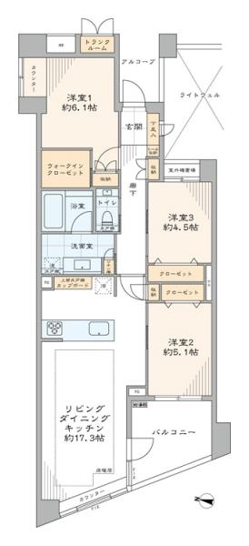 中古マンション 中野区東中野2丁目 JR中央・総武線東中野駅 1億2,990万円