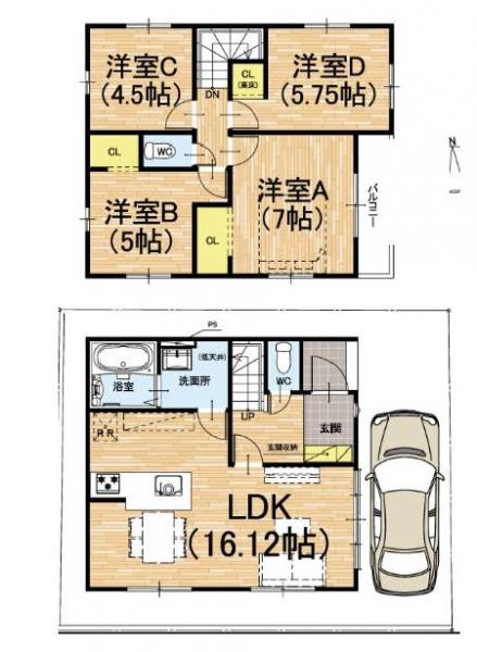 新築戸建 京都市伏見区向島庚申町 京阪宇治線観月橋駅 2,998万円