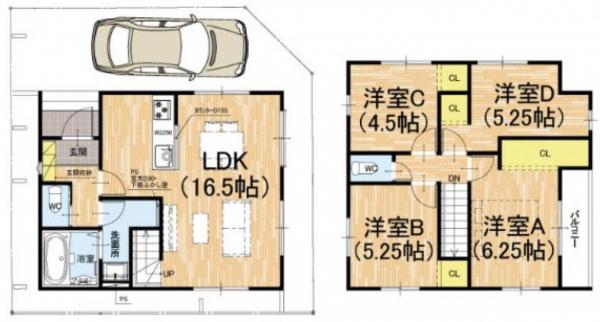 新築戸建 京都市伏見区向島立河原町 京阪宇治線観月橋駅 3,498万円