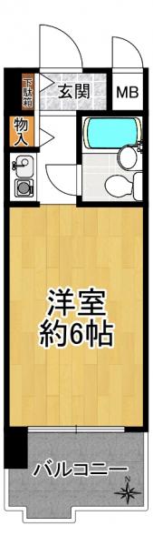 中古マンション 京都市中京区六角通室町西入玉蔵町 阪急京都線烏丸駅 780万円