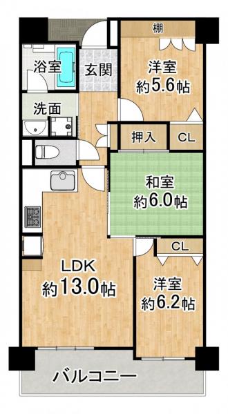 中古マンション 京都市上京区千本通一条上る北伊勢殿構町 JR山陰本線二条駅 4,280万円