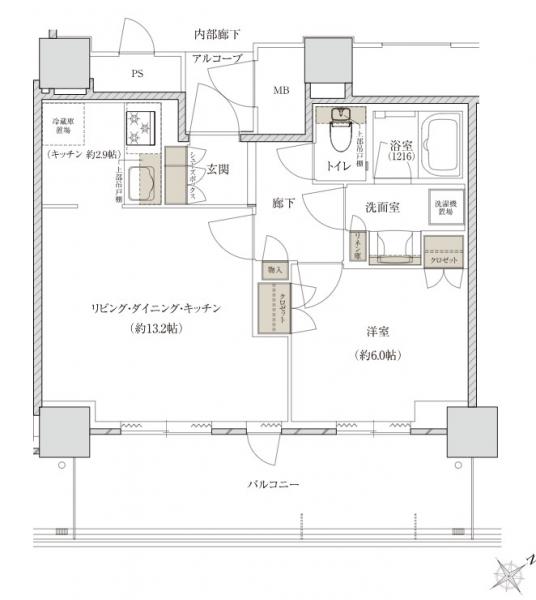マンション 枚方市岡東町 京阪本線枚方市駅 14.7万円