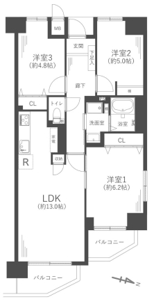 中古マンション 大阪市此花区酉島６丁目 JR桜島線安治川口駅 2,050万円
