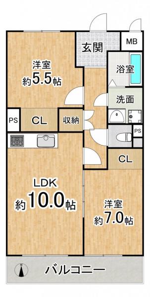 中古マンション 京都市左京区高野西開町 叡山電鉄元田中駅 2,699万円