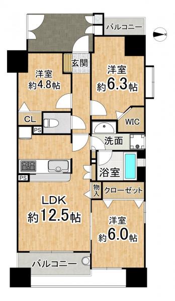 中古マンション 京都市下京区猪熊通四条下る松本町 阪急京都線大宮駅 5,830万円