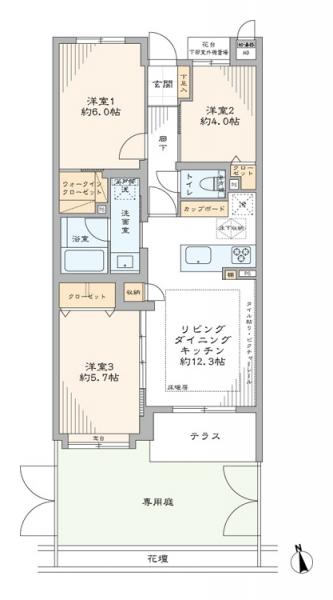 中古マンション 世田谷区北沢４丁目 小田急線下北沢駅 1億980万円
