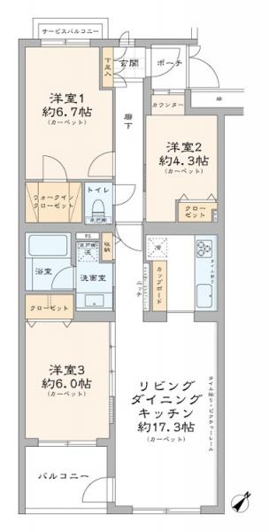中古マンション 渋谷区初台２丁目 京王線初台駅 1億7,490万円