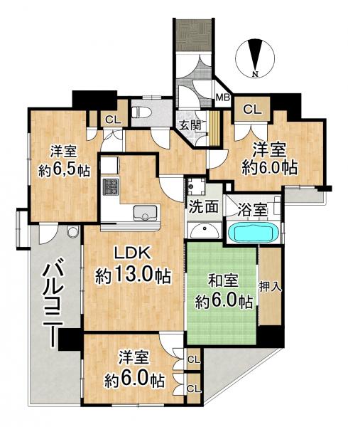 中古マンション 京都市上京区東堀川通元誓願寺上る村雲町 京都市営地下鉄烏丸線今出川駅 8,888万円