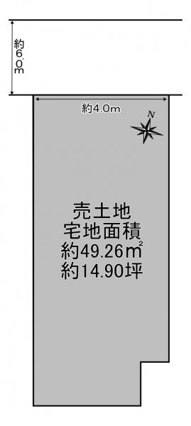土地 京都市伏見区納所町 京阪本線淀駅 680万円