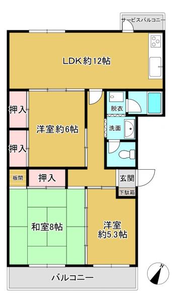 中古マンション 枚方市東山２丁目 京阪本線樟葉駅 750万円