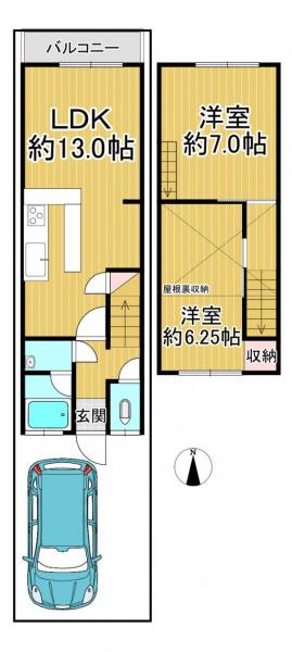 中古戸建 京都市伏見区深草池ノ内町 京都市営地下鉄烏丸線竹田駅 980万円