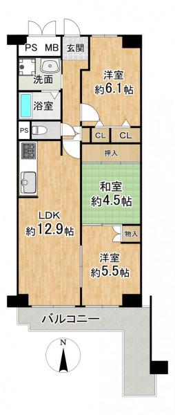 中古マンション 京都市上京区千本通一条上る泰童片原町 京都市営地下鉄烏丸線今出川駅 2,399万円