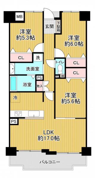 中古マンション 枚方市東山１丁目 京阪本線樟葉駅 2,299万円