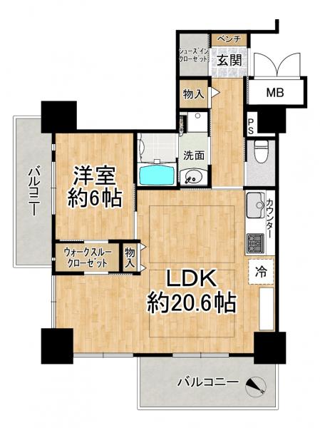 中古マンション 大津市浜大津４丁目 京阪石山坂本線三井寺駅 4,280万円