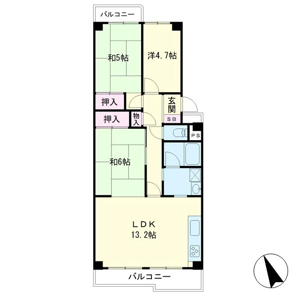 中古マンション 寝屋川市打上元町 JR学研都市線寝屋川公園駅 1,430万円