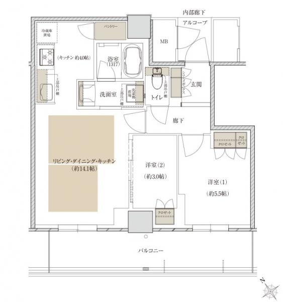 マンション 枚方市岡東町 京阪本線枚方市駅 16万円