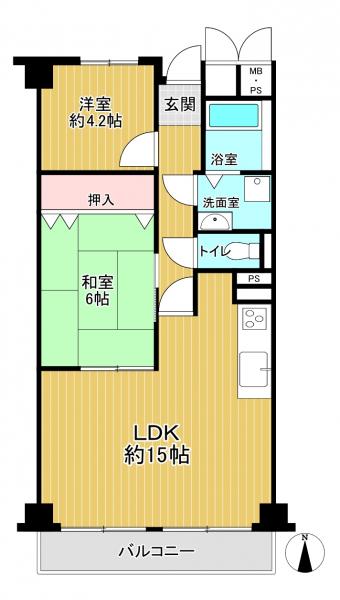 中古マンション 枚方市高野道２丁目 京阪本線樟葉駅 1,180万円