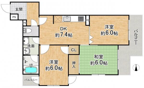 中古マンション 京都市上京区新町通上御霊前上る下清蔵口町 京都市営地下鉄烏丸線鞍馬口駅 1,480万円