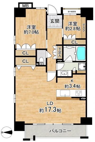 中古マンション 京都市上京区千本通二条下る聚楽町 京都市営地下鉄東西線二条駅 6,500万円