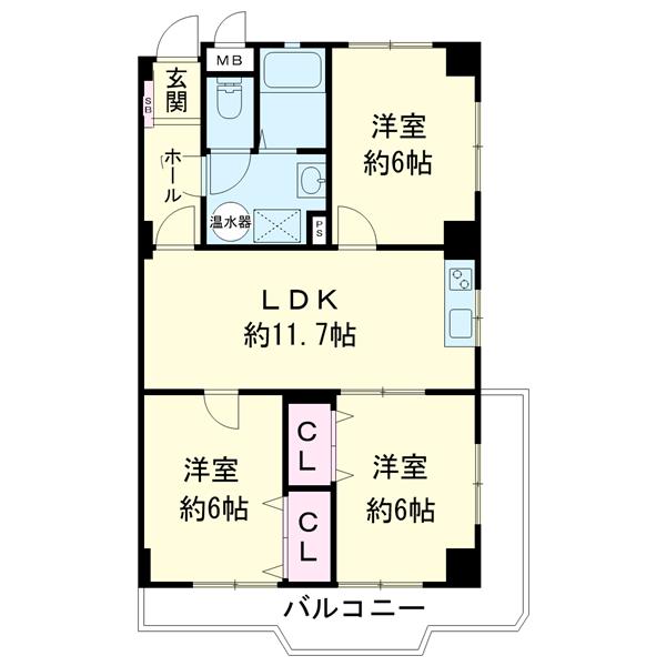 中古マンション 枚方市御殿山町 京阪本線御殿山駅 1,980万円