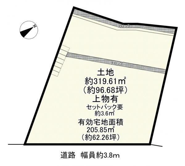 土地 大津市竜が丘 JR東海道本線（米原〜神戸）膳所駅 3,580万円