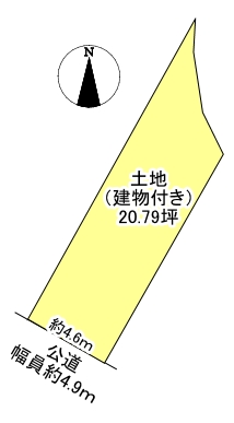 土地 大津市本宮２丁目 JR東海道本線（米原〜神戸）膳所駅 980万円