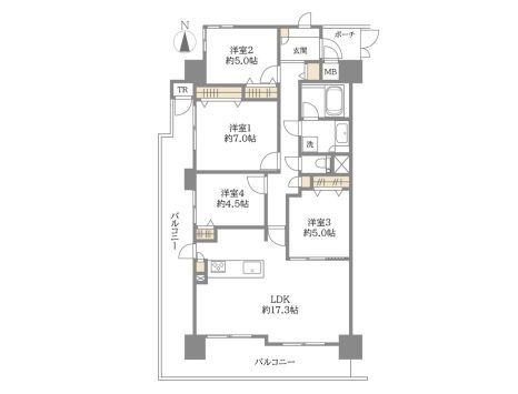 中古マンション 大阪市北区同心２丁目 大阪メトロ堺筋線扇町駅 8,980万円