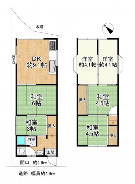 中古戸建 大津市本宮２丁目 JR東海道本線（米原〜神戸）膳所駅 980万円