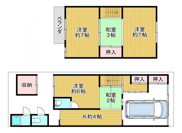 中古テラスハウス 京都市東山区元町 京阪本線三条駅 7,900万円