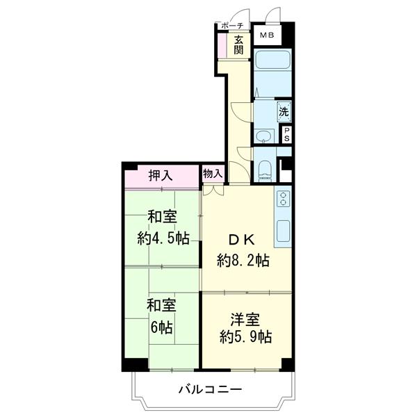 中古マンション 寝屋川市松屋町 京阪本線香里園駅 1,380万円