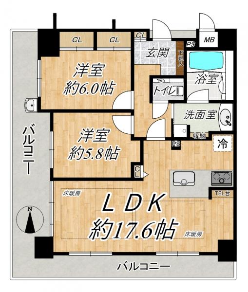 中古マンション 京都市上京区一条通御前通西入大上之町 京福電鉄北野線北野白梅町駅 4,680万円